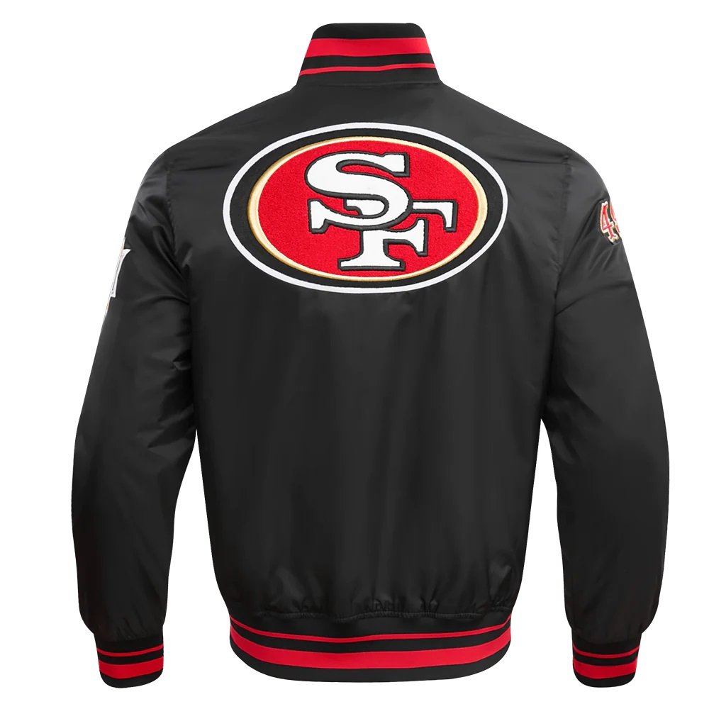 San Francisco 49ers Mashup Rib Satin Jacket