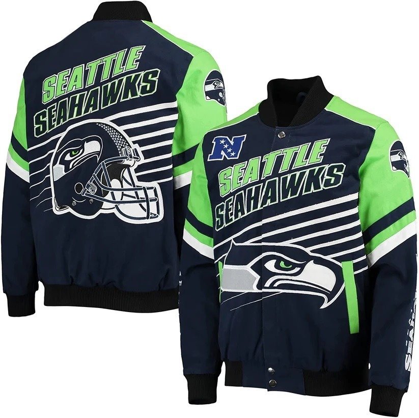 Seattle Seahawks Extreme Strike Cotton Twill Jacket