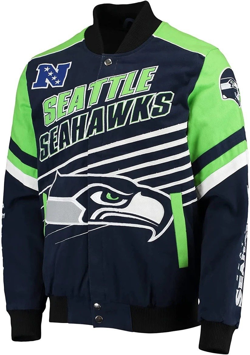 Seattle Seahawks Extreme Strike Cotton Twill Jacket