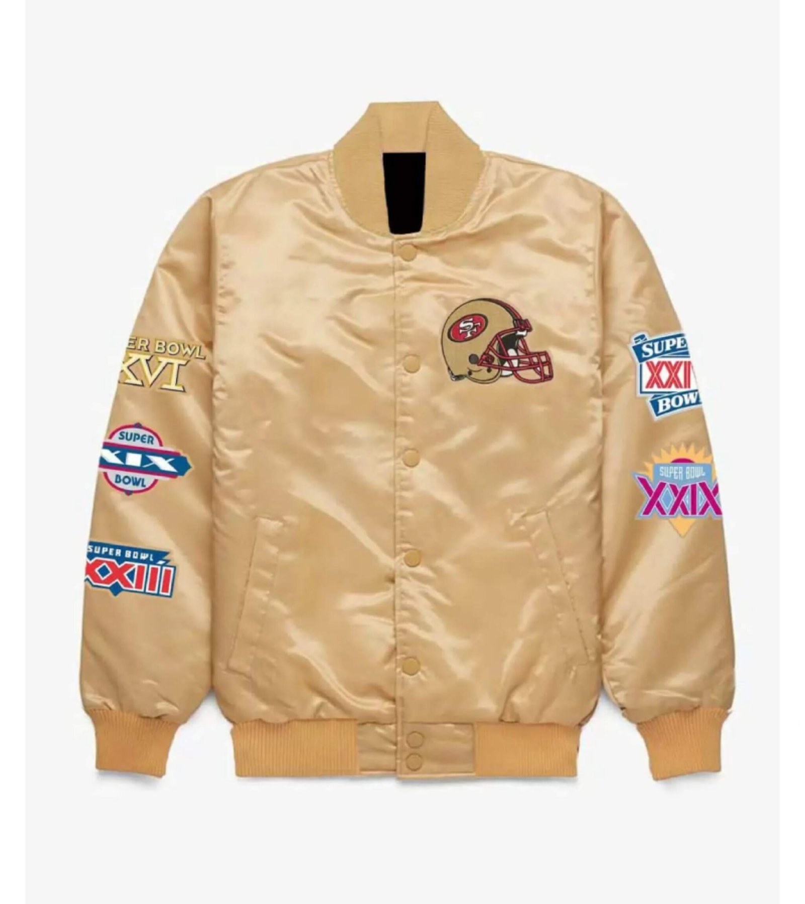 Super Bowl San Francisco 49ers Satin Jacket