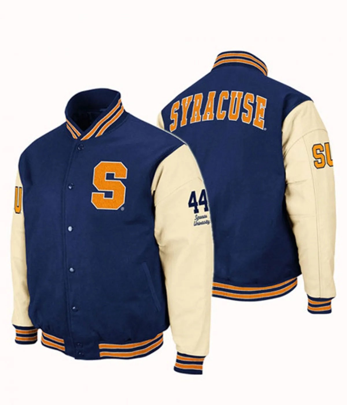 Syracuse S Letterman Varsity Jacket
