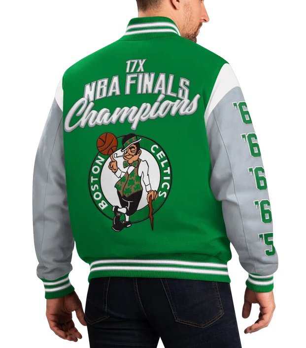 Boston Celtics 17 Time Championship Jacket