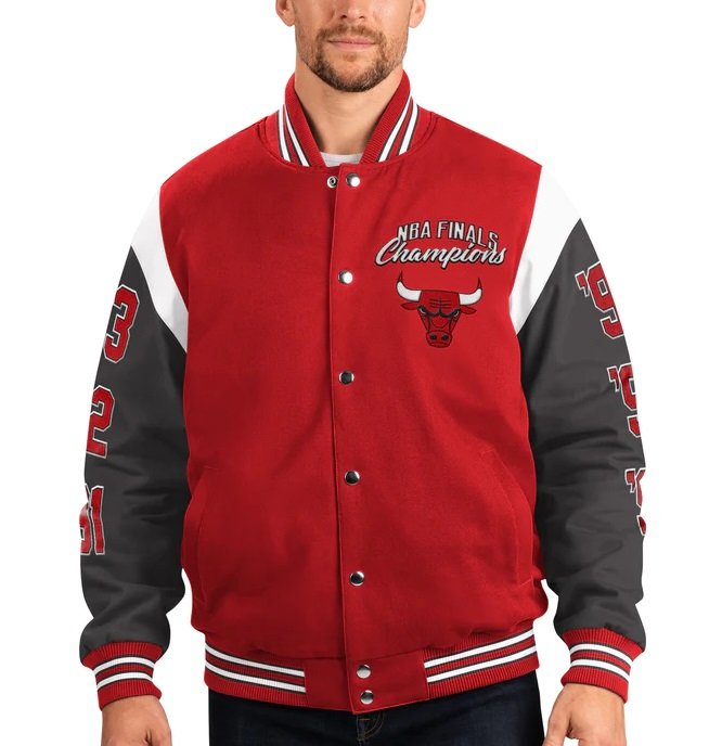 Chicago Bulls 6 Time Championship Jacket