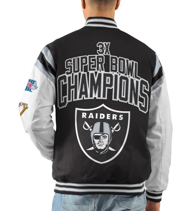 Las Vegas Raiders 3X Championship Jacket