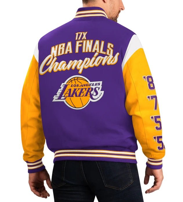 Los Angeles Lakers 17 Time Championship Jacket