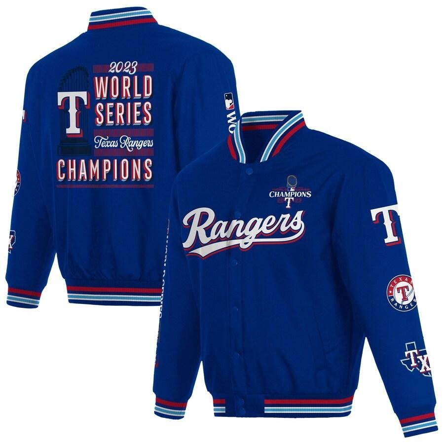 2023 Texas Rangers World Series Champions Full-Snap Jacket