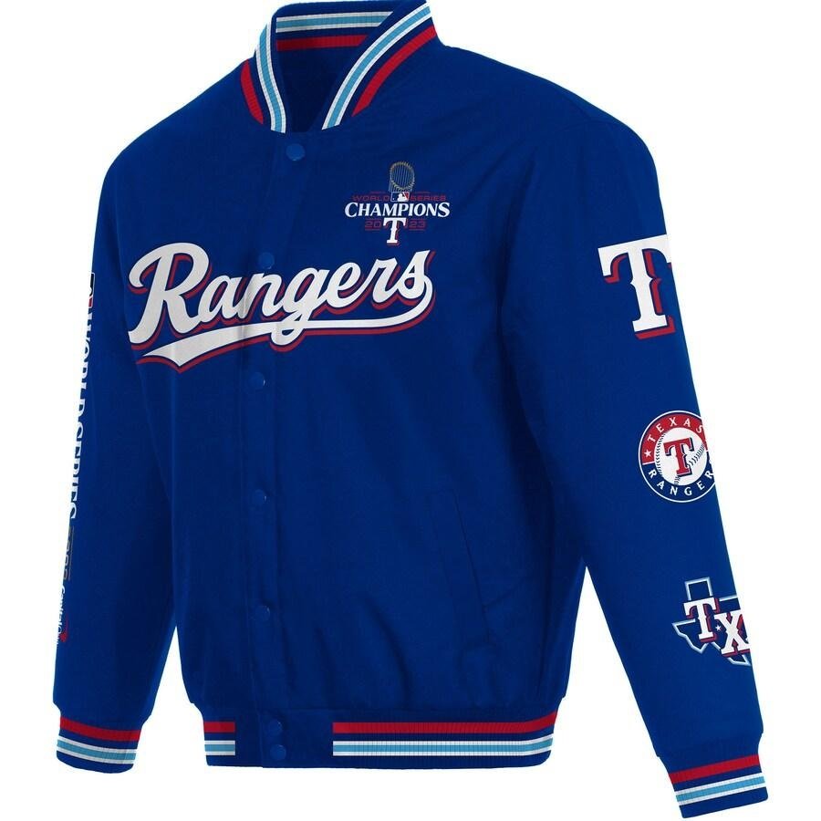 2023 Texas Rangers World Series Champions Full-Snap Jacket