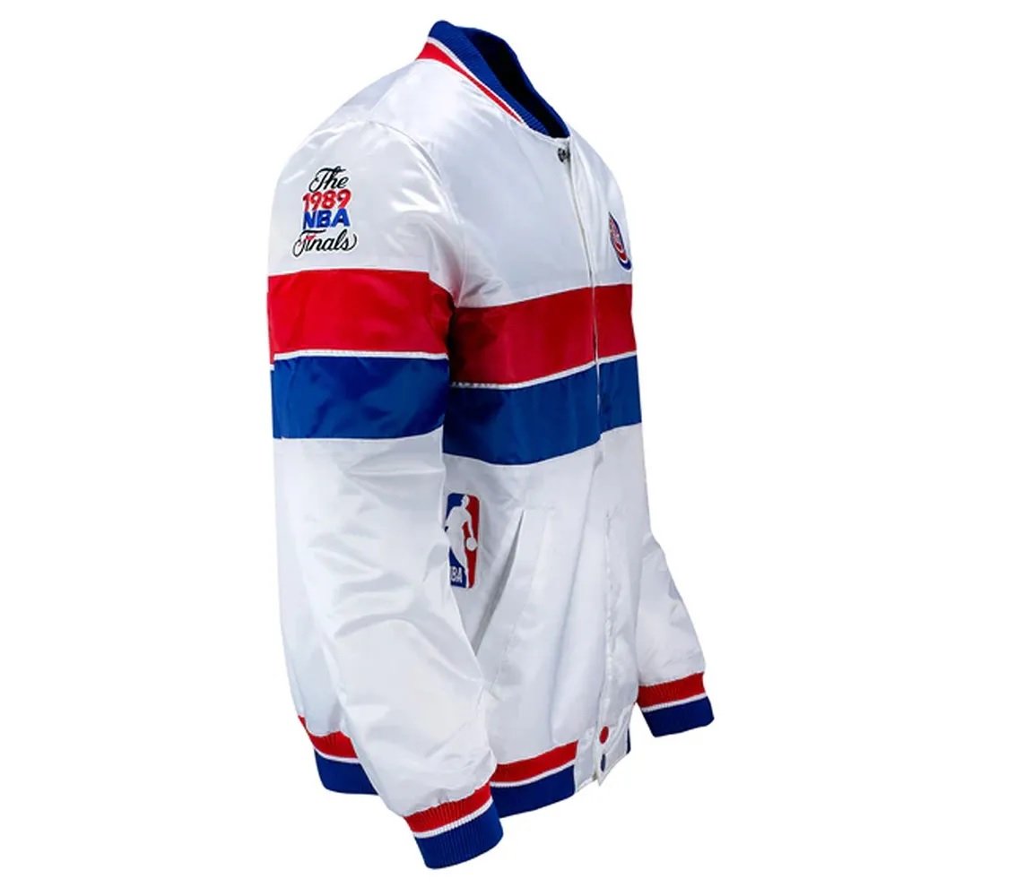 35th Anniversary Detroit Pistons White Jacket