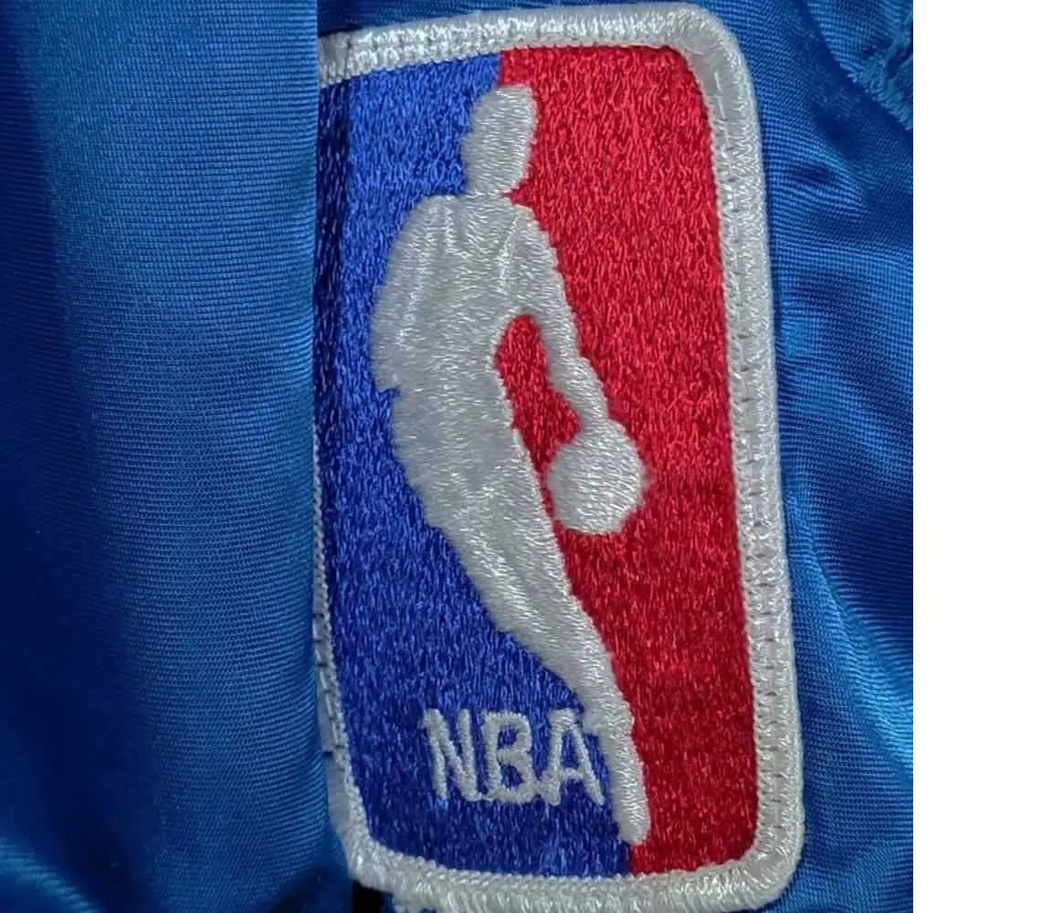 90’s New York Knicks Bomber Blue Satin Jacket