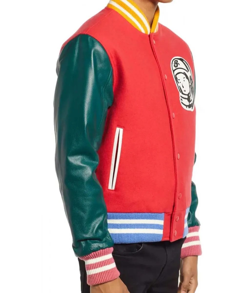 BBC Spaceman Logo Varsity Letterman Jacket