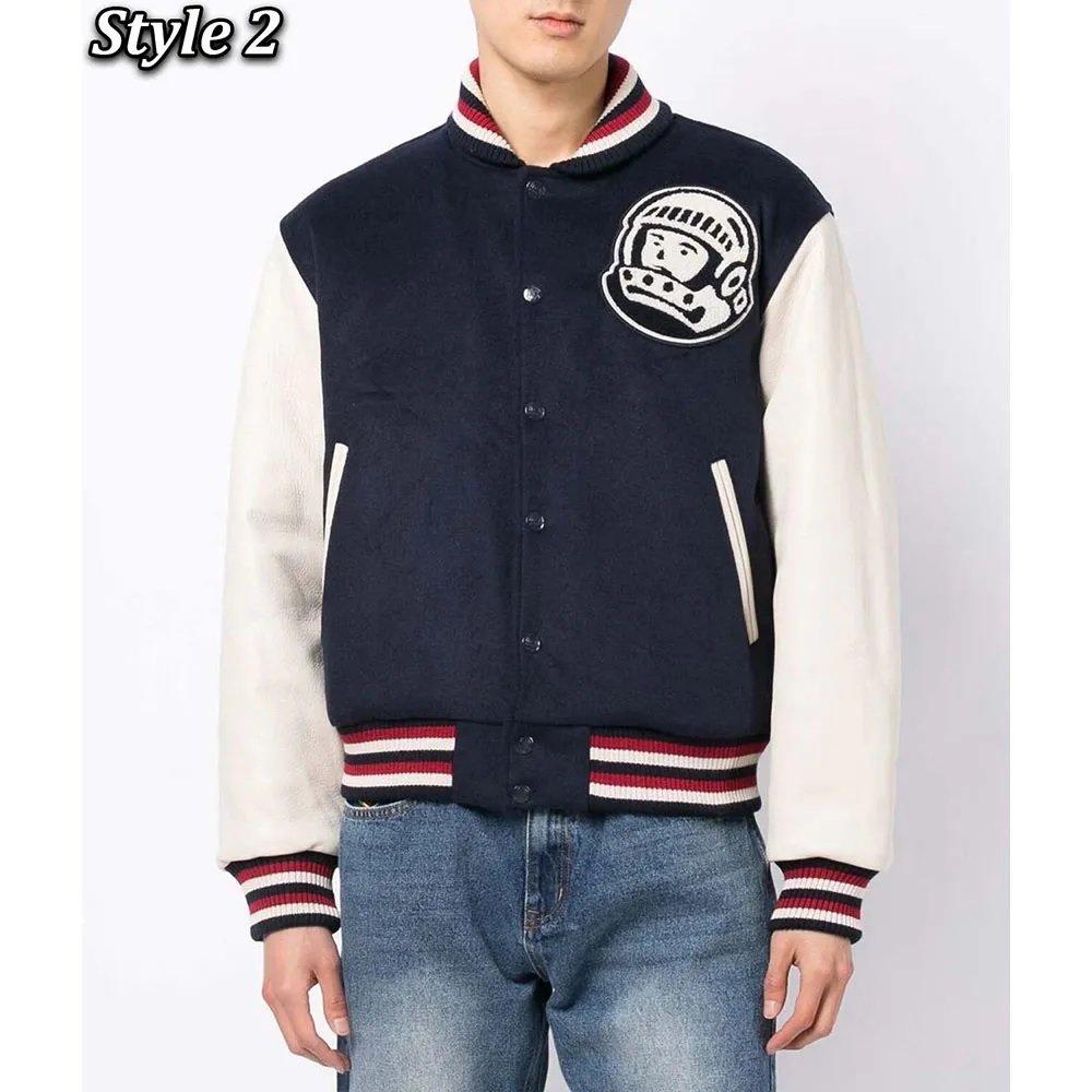 Billionaire Boys Club Astro Bomber Blue and White Jacket
