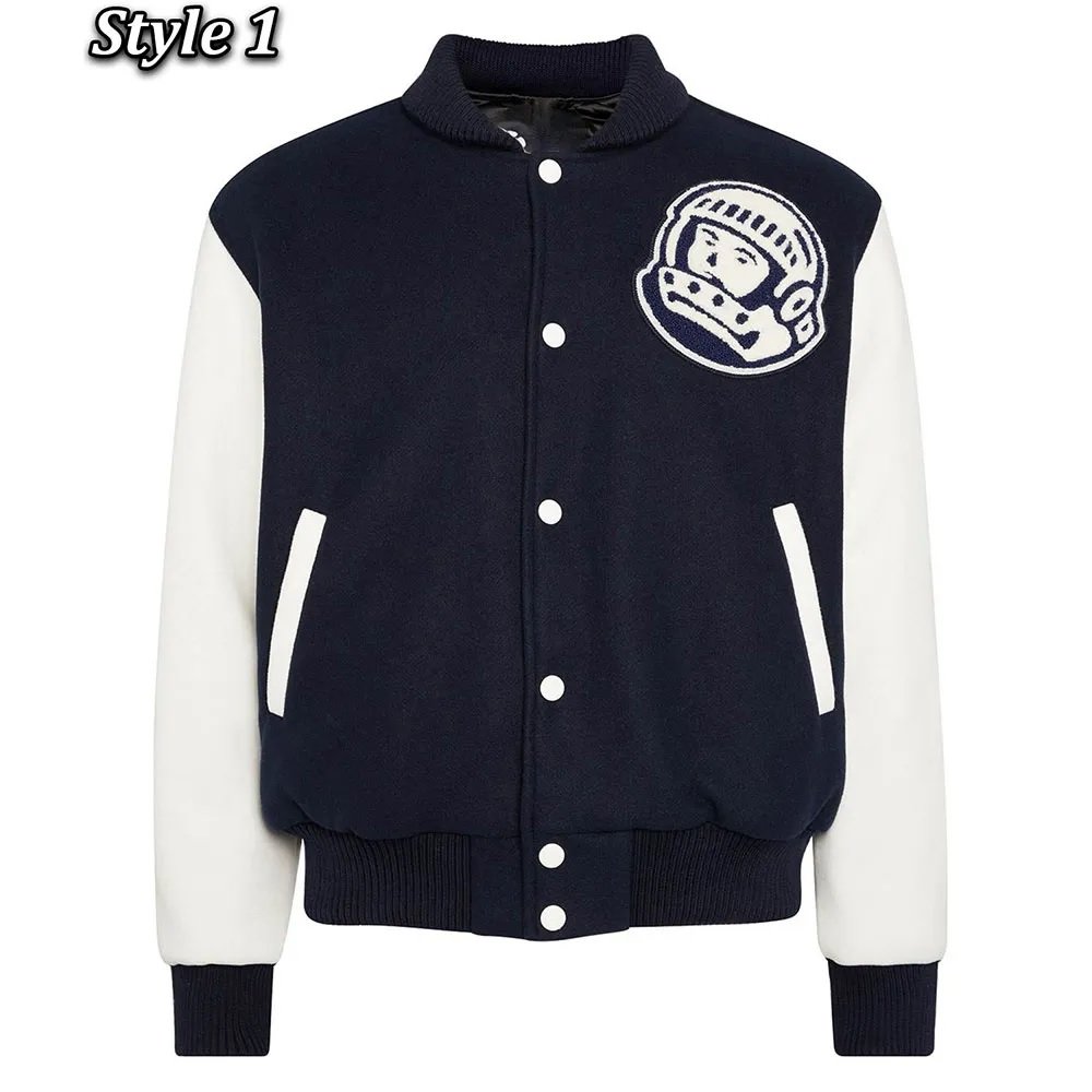 Billionaire Boys Club Astro Bomber Blue and White Jacket