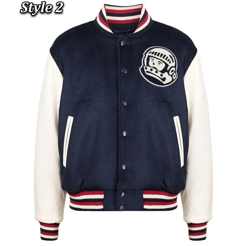 Billionaire Boys Club Astro Bomber Blue and White Jacket