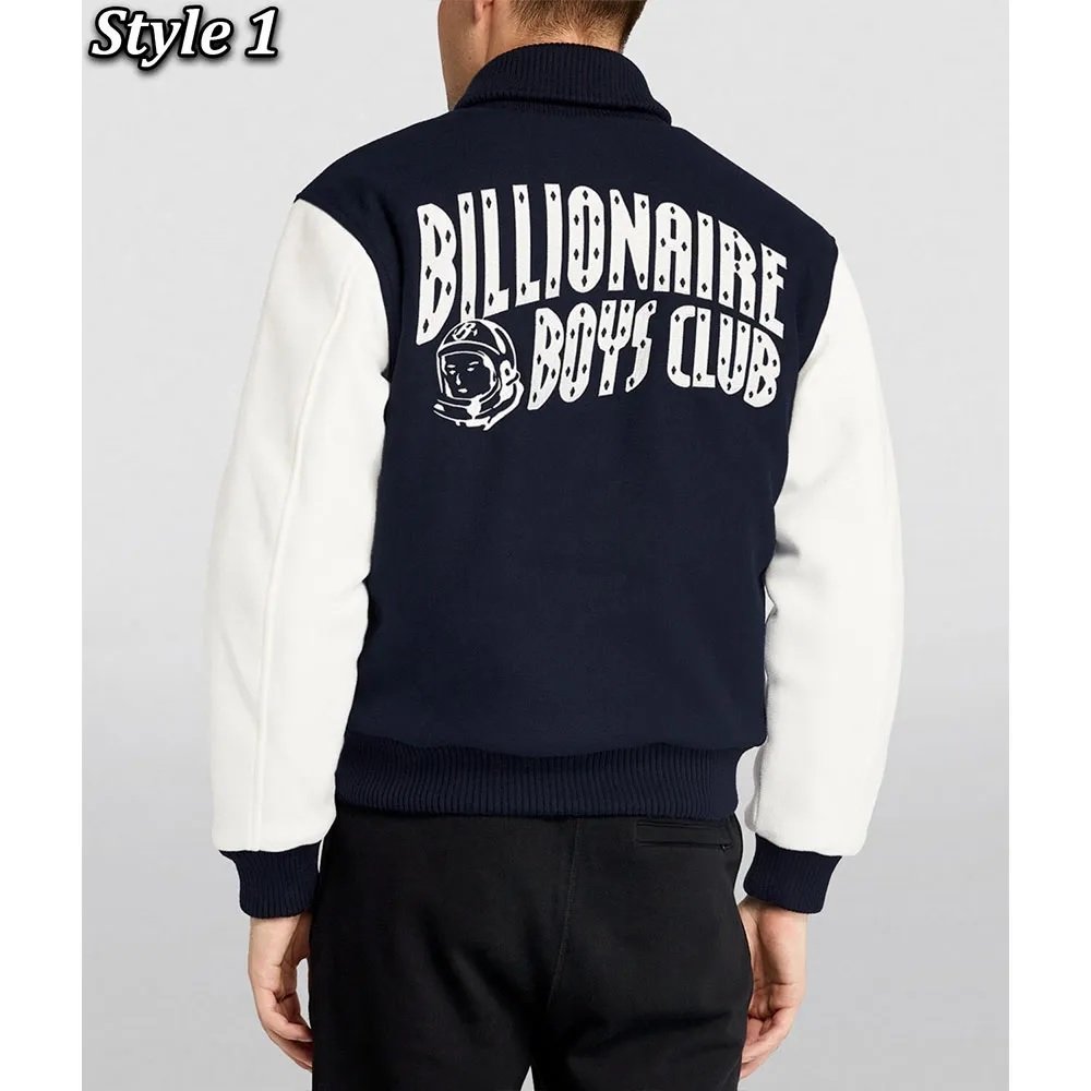 Billionaire Boys Club Astro Bomber Blue and White Jacket