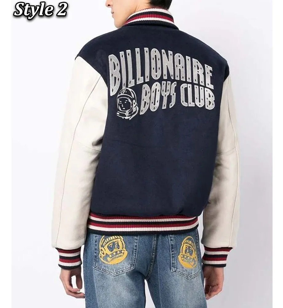 Billionaire Boys Club Blue and White Jacket