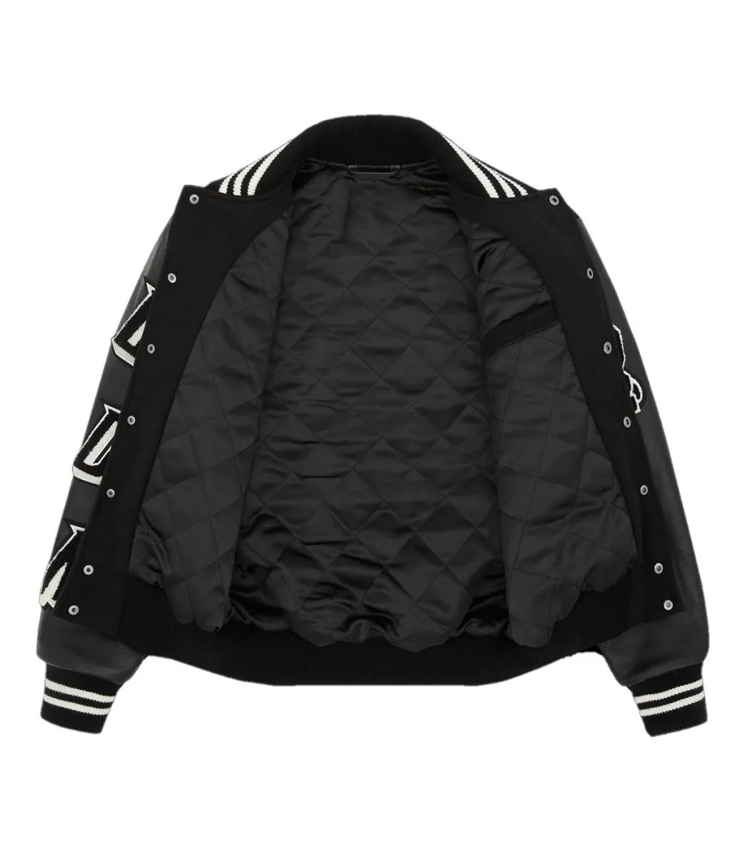 Billionaire Boys Club LDN Letterman Black Jacket
