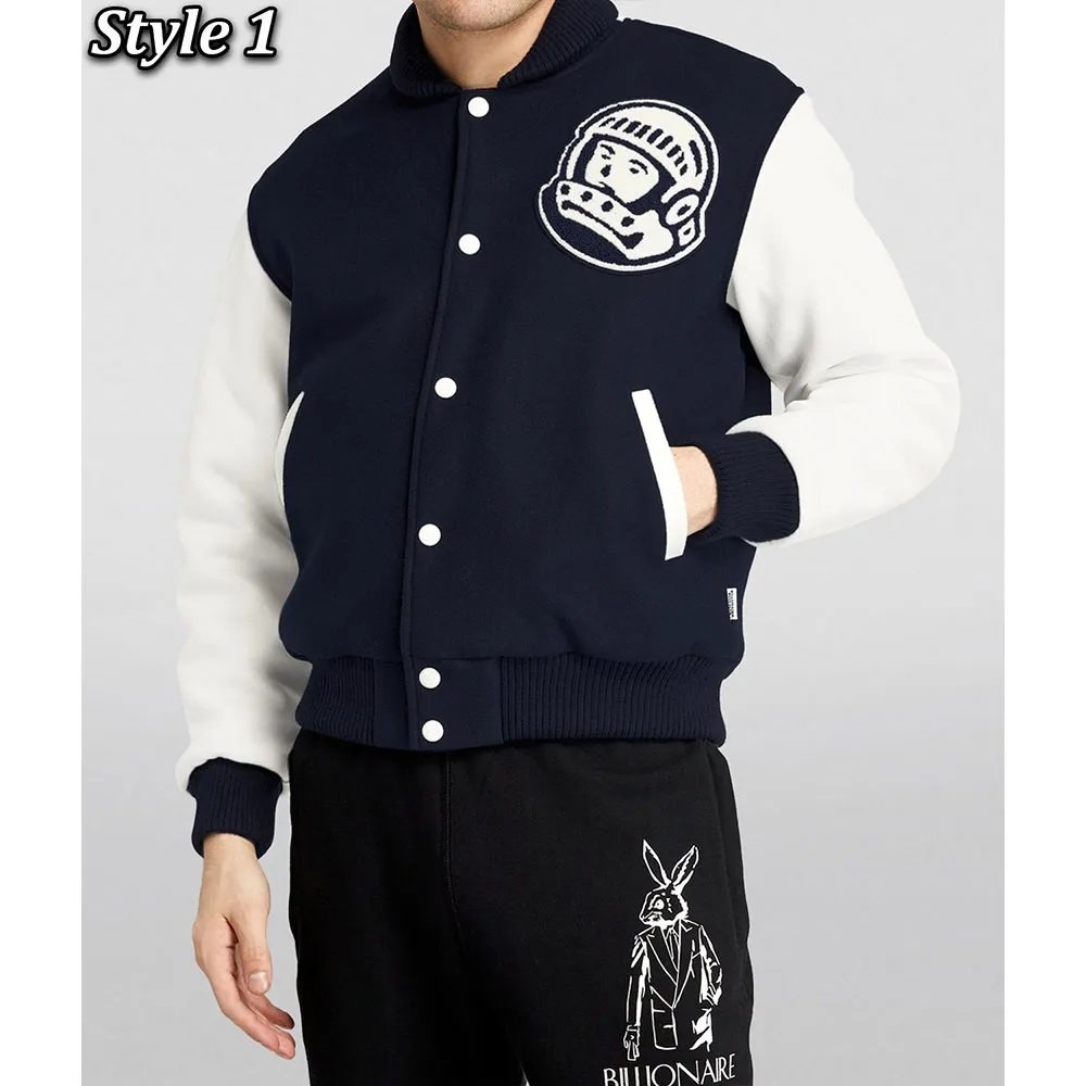 Billionaire Boys Club Astro Bomber Blue and White Jacket