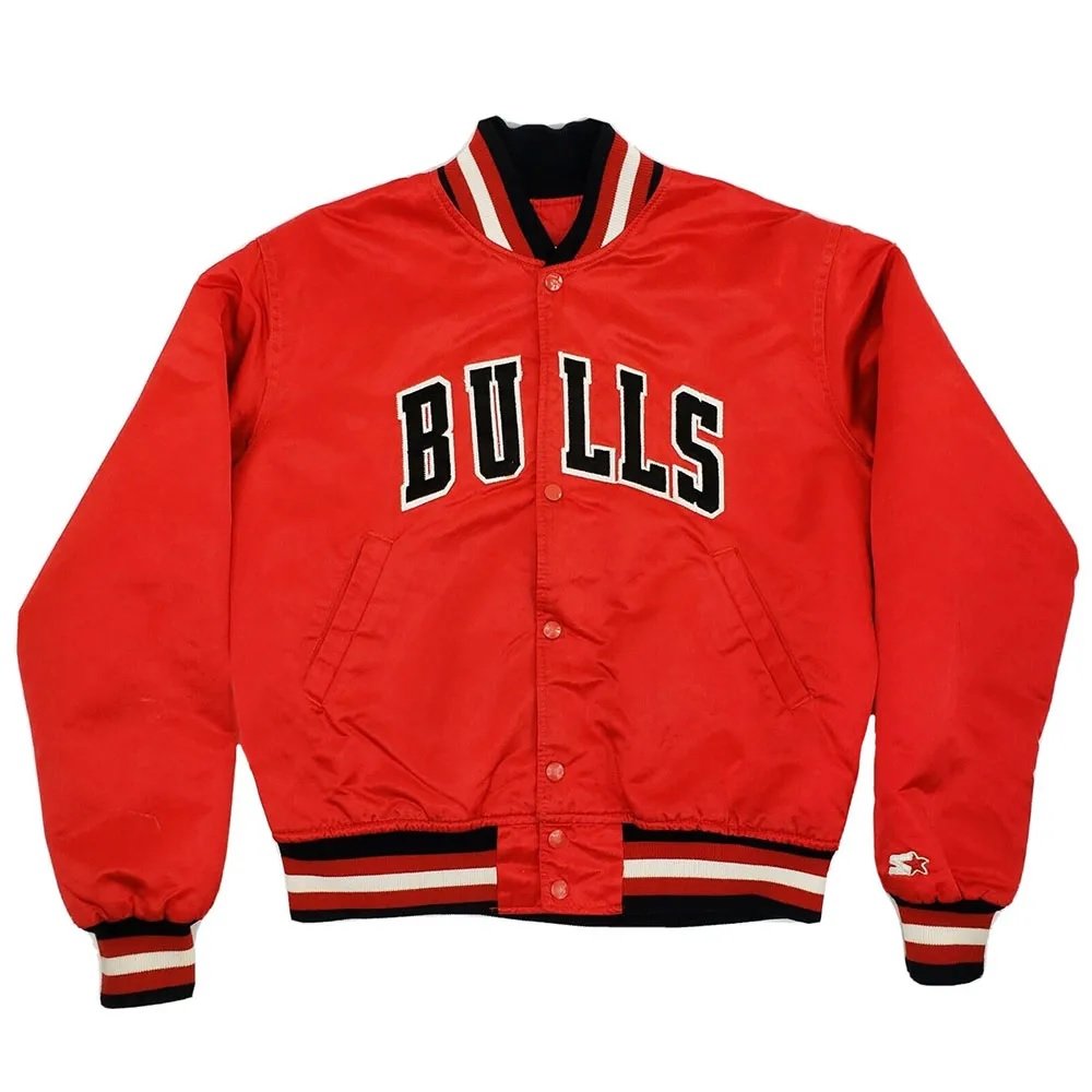 Chicago Bulls 80s Red Jacket