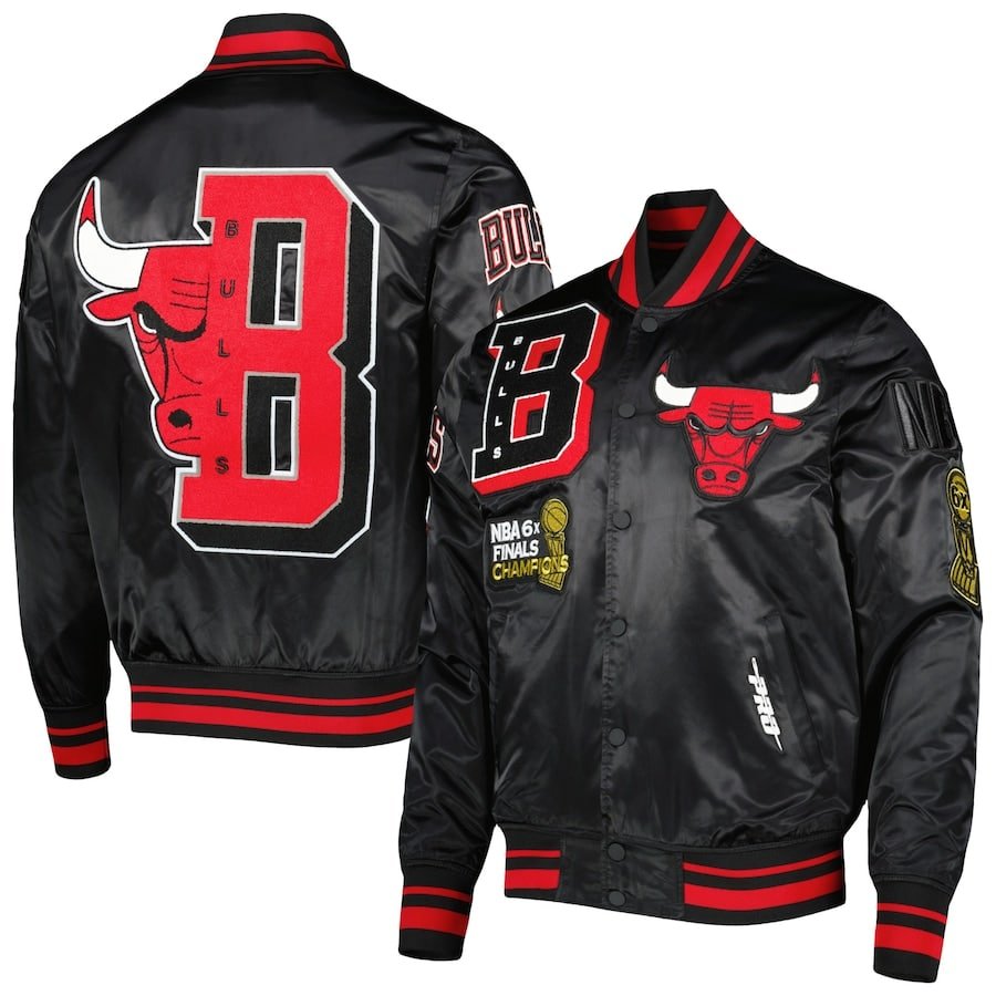 Chicago Bulls NBA Finals Champions Varsity Jacket