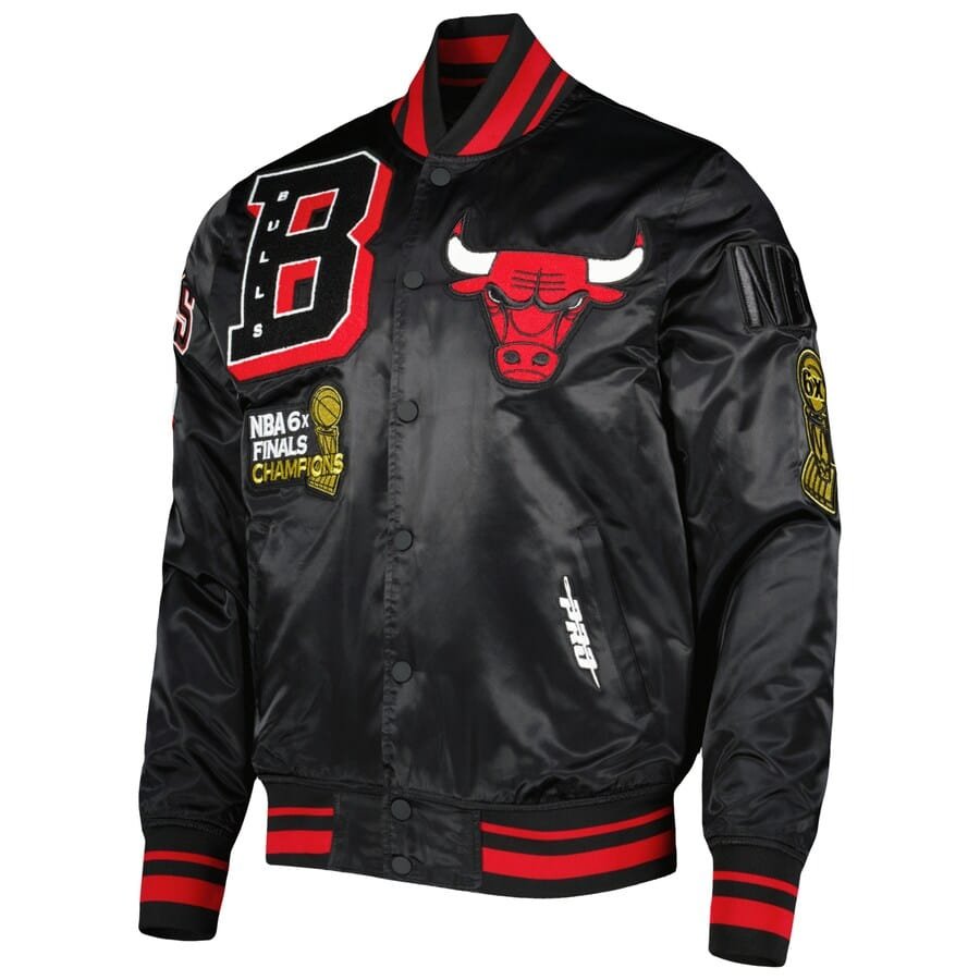 Chicago Bulls NBA Finals Champions Varsity Jacket