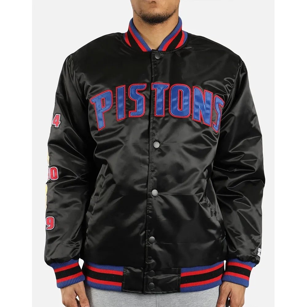 Detroit Pistons Finals Satin Jacket