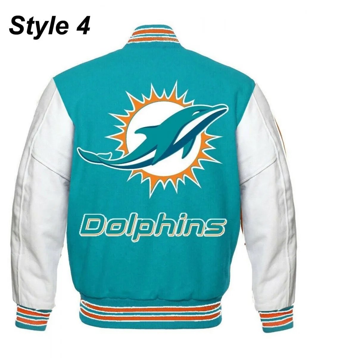 Miami Dolphins Letterman Jacket