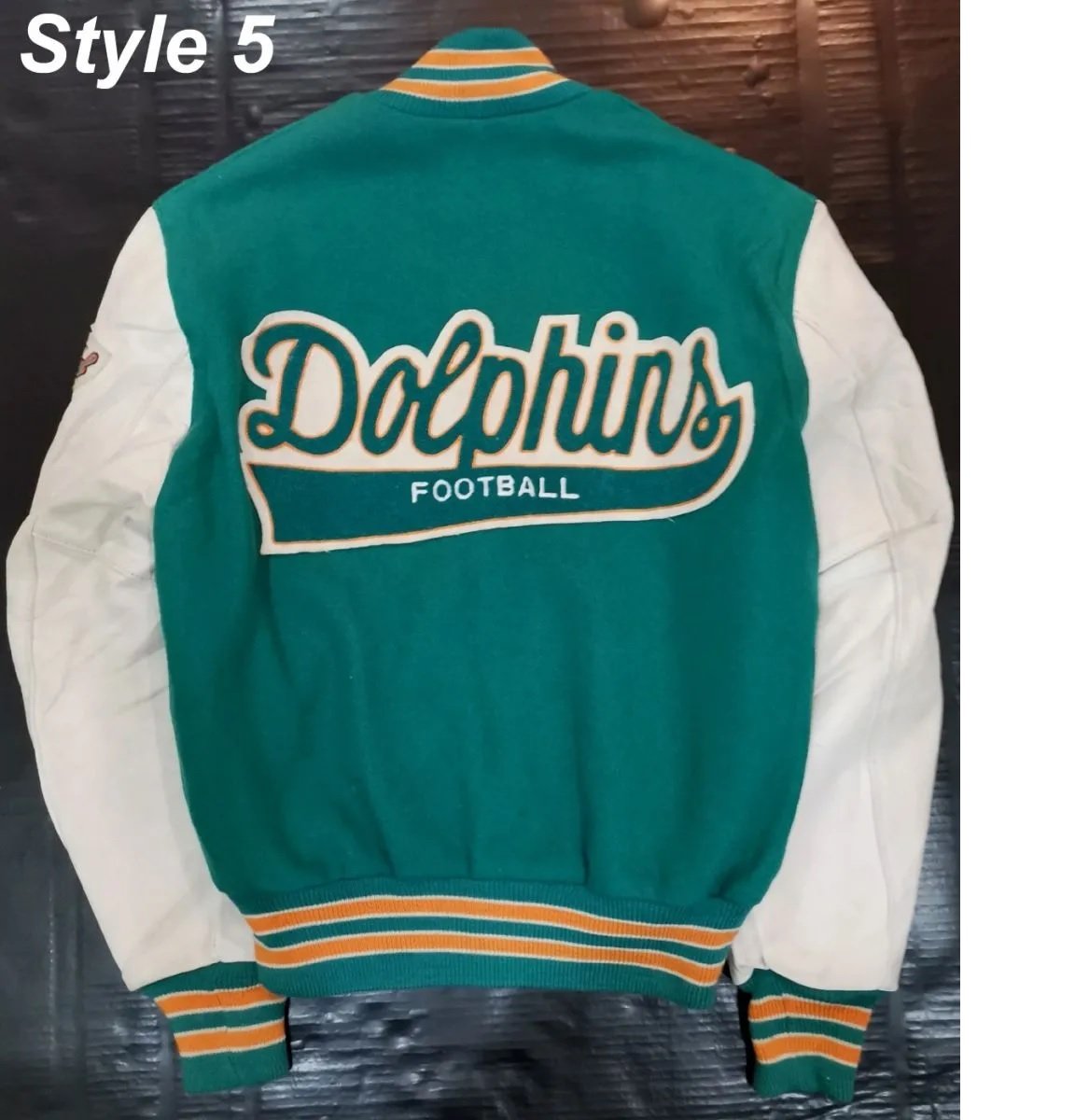 Miami Dolphins Letterman Jacket