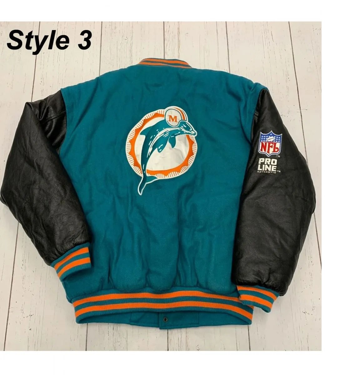 Miami Dolphins Letterman Jacket