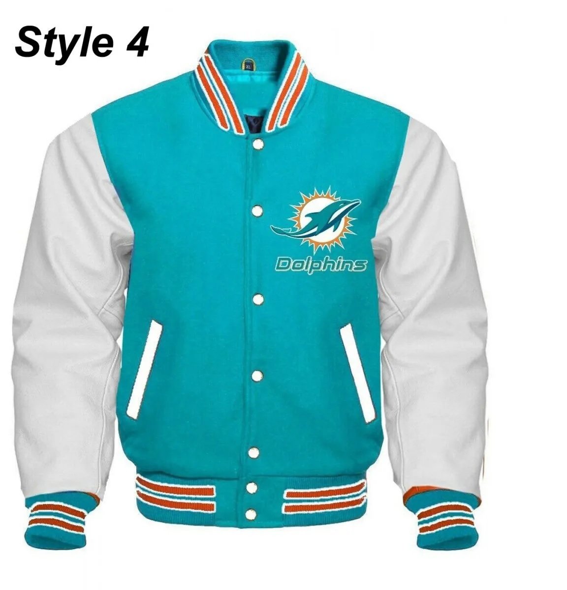 Miami Dolphins Letterman Jacket