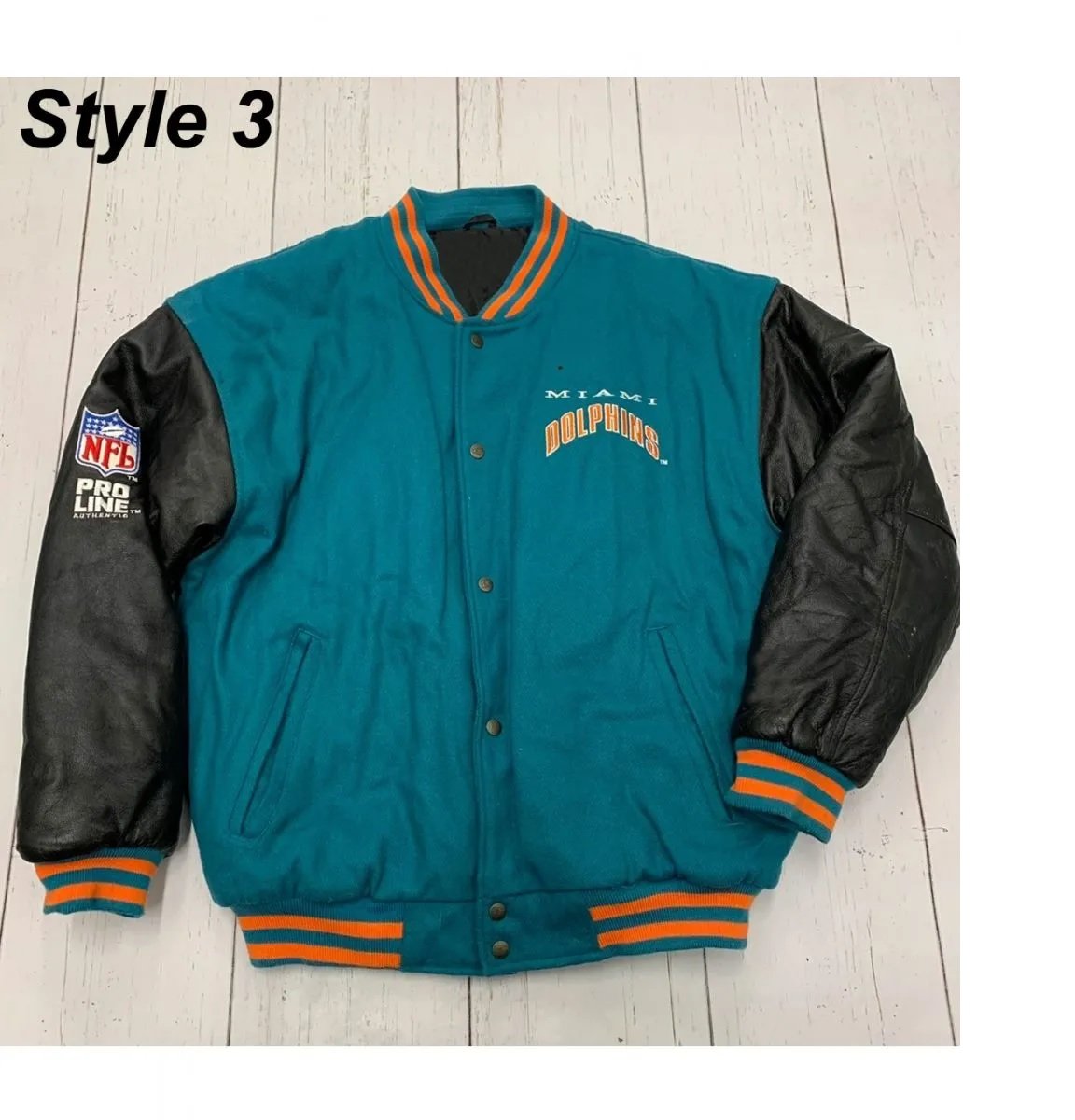 Miami Dolphins Letterman Jacket