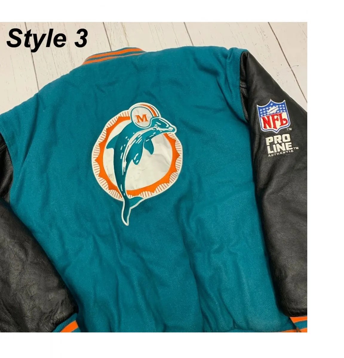 Miami Dolphins Letterman Jacket