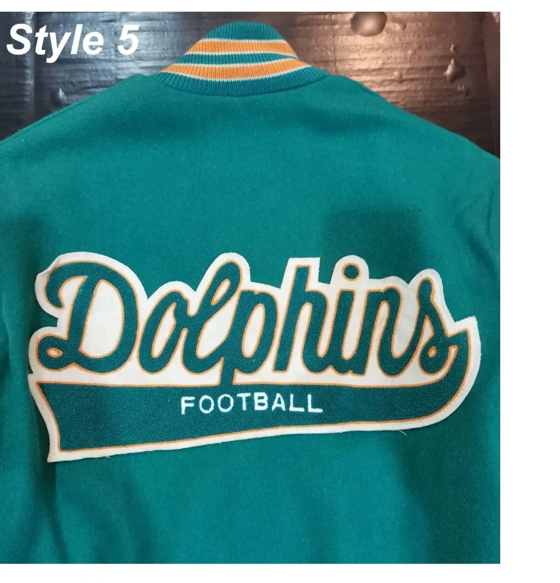 Miami Dolphins Letterman Jacket