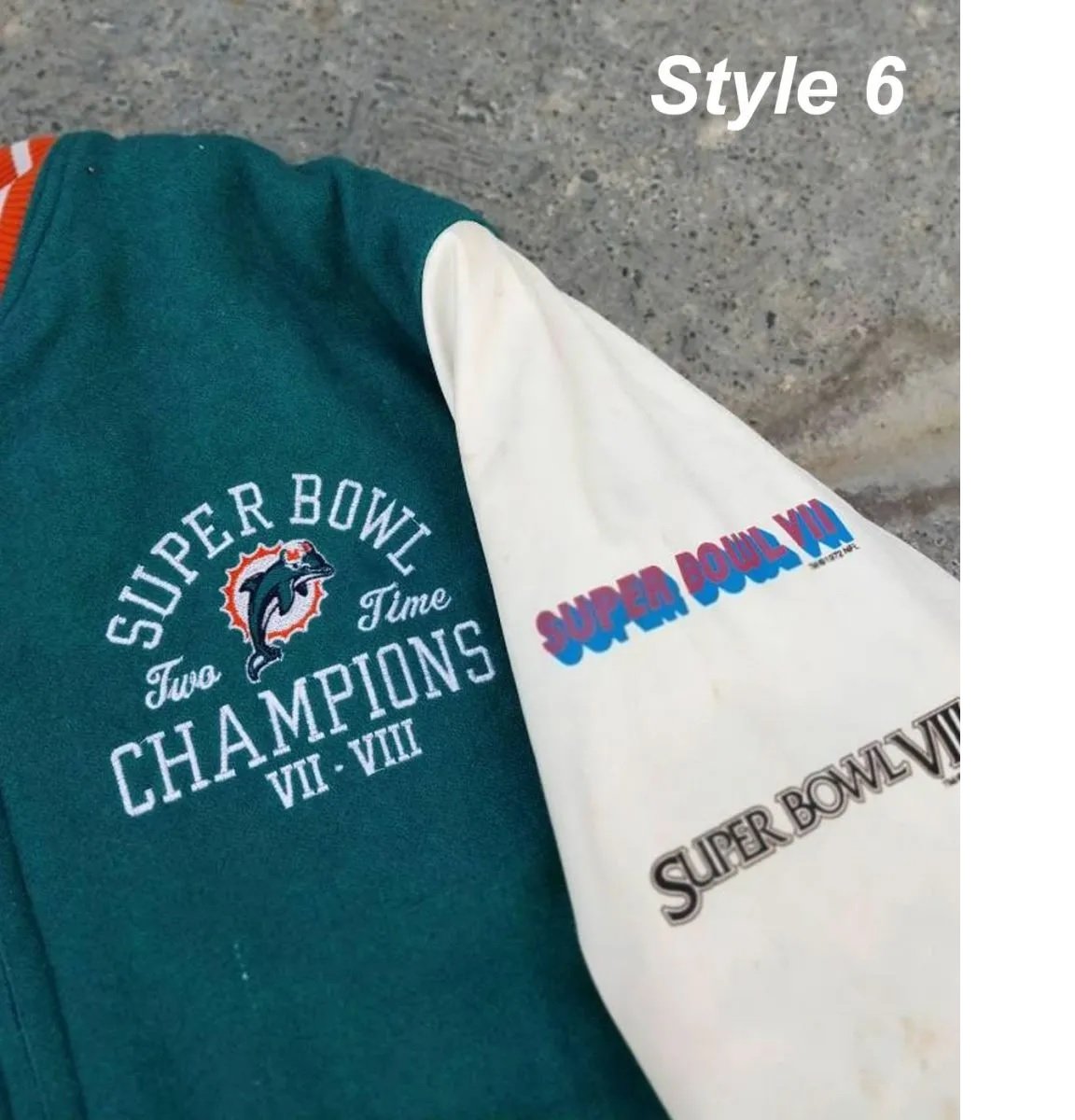 Miami Dolphins Letterman Jacket
