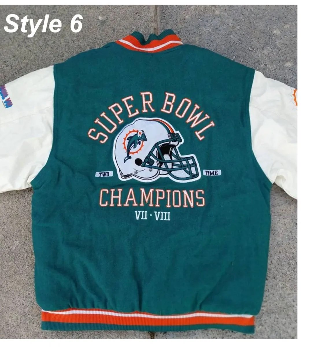 Miami Dolphins Letterman Jacket