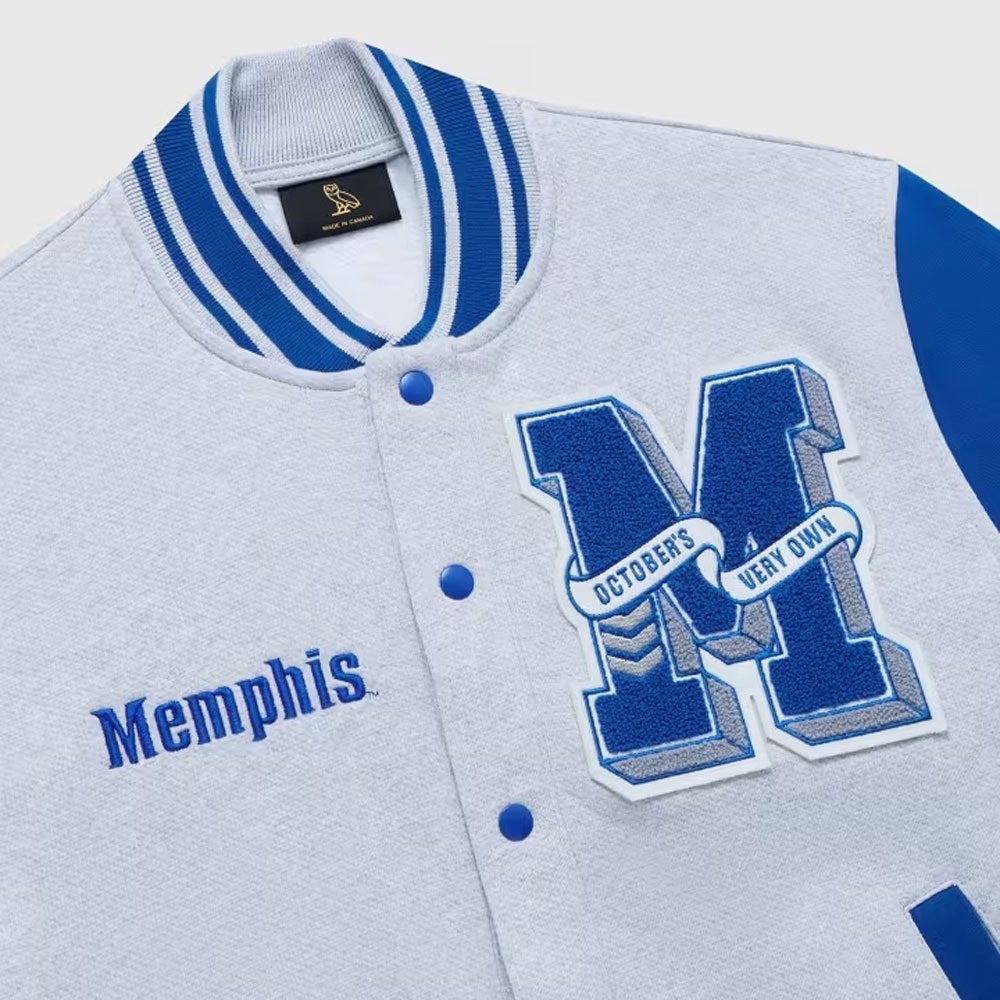 OVO X NCAA Memphis Tigers Varsity Jacket