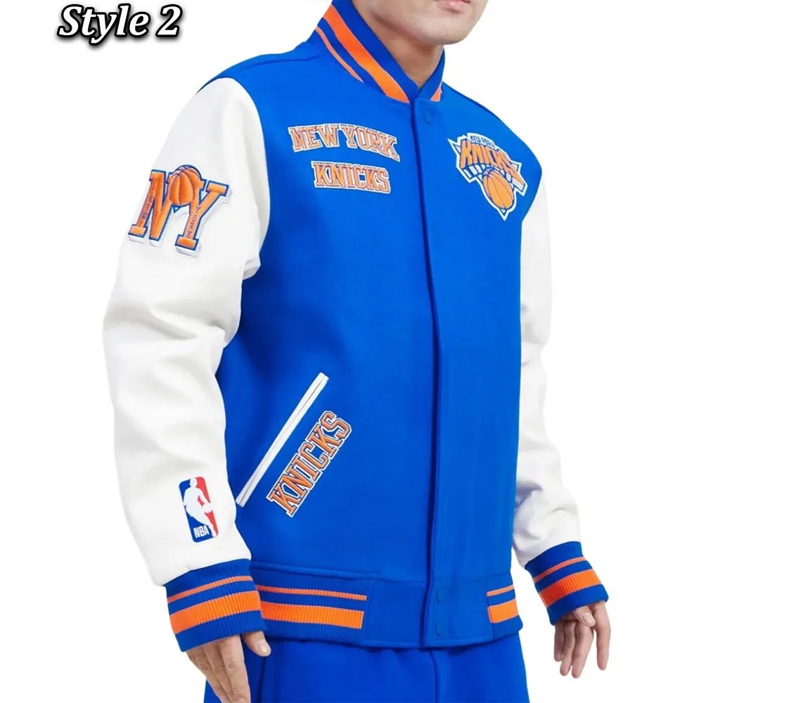 NY Knicks Retro Classic Varsity Jacket