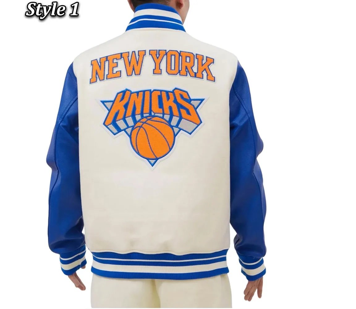 NY Knicks Retro Classic Varsity Jacket