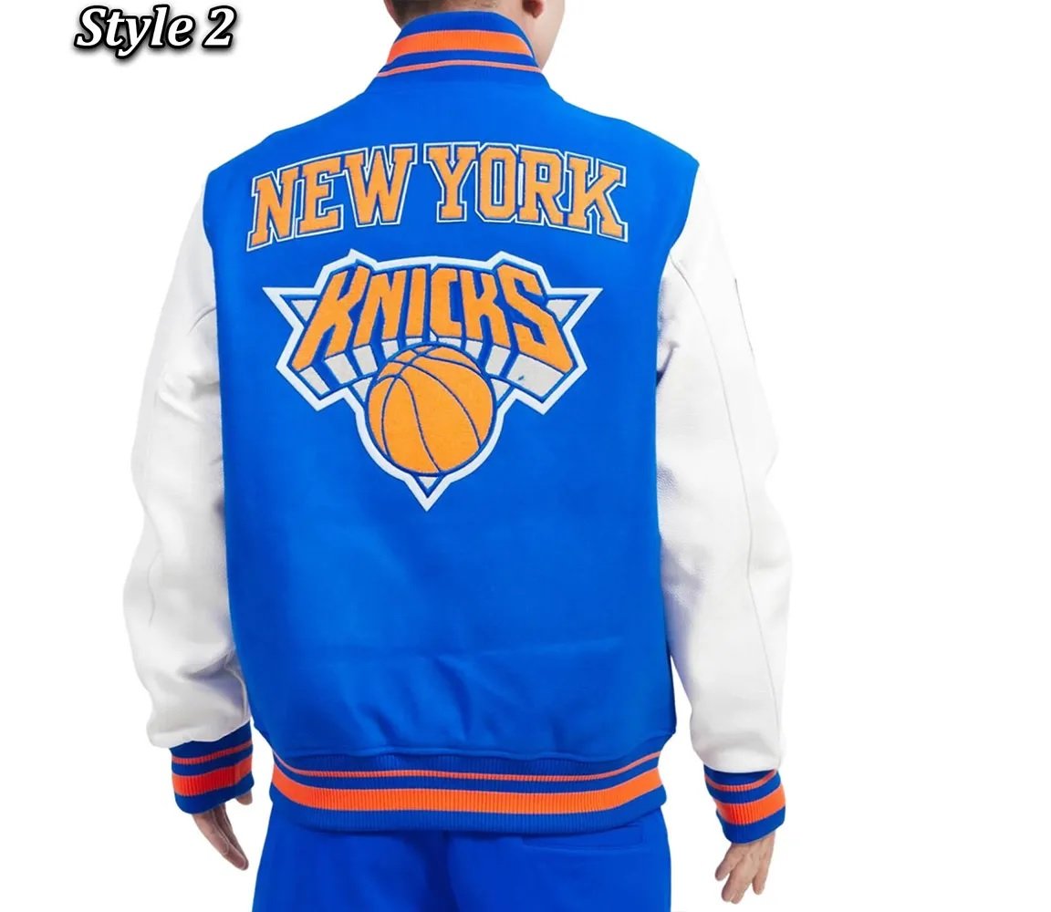 NY Knicks Retro Classic Varsity Jacket