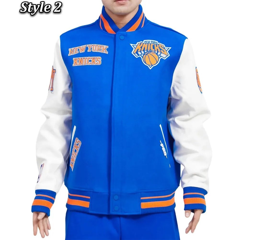 NY Knicks Retro Classic Varsity Jacket