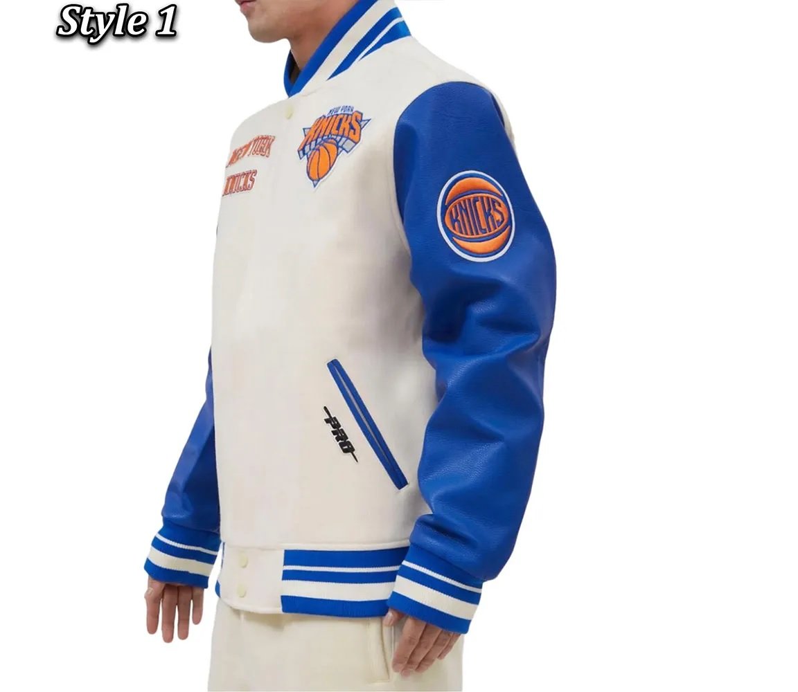 NY Knicks Retro Classic Varsity Jacket