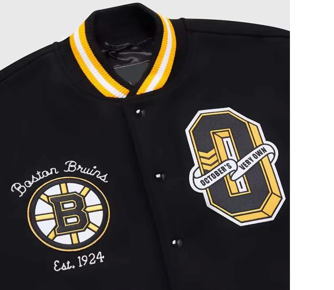 OVO Boston Bruins Varsity Jacket