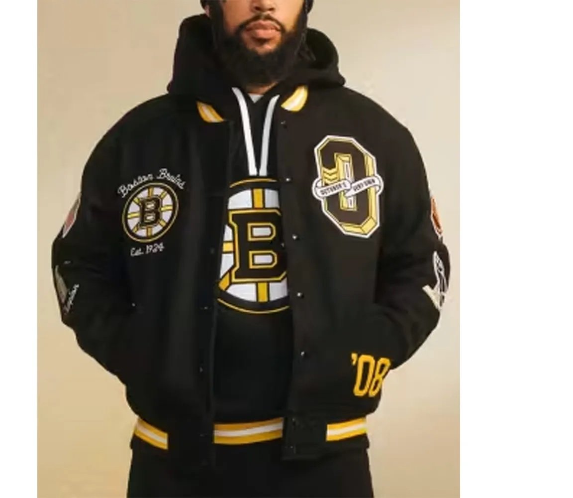 OVO Boston Bruins Varsity Jacket