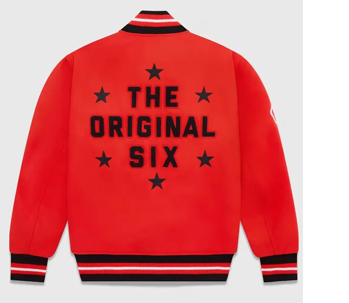 OVO Chicago Blackhawks Varsity Jacket