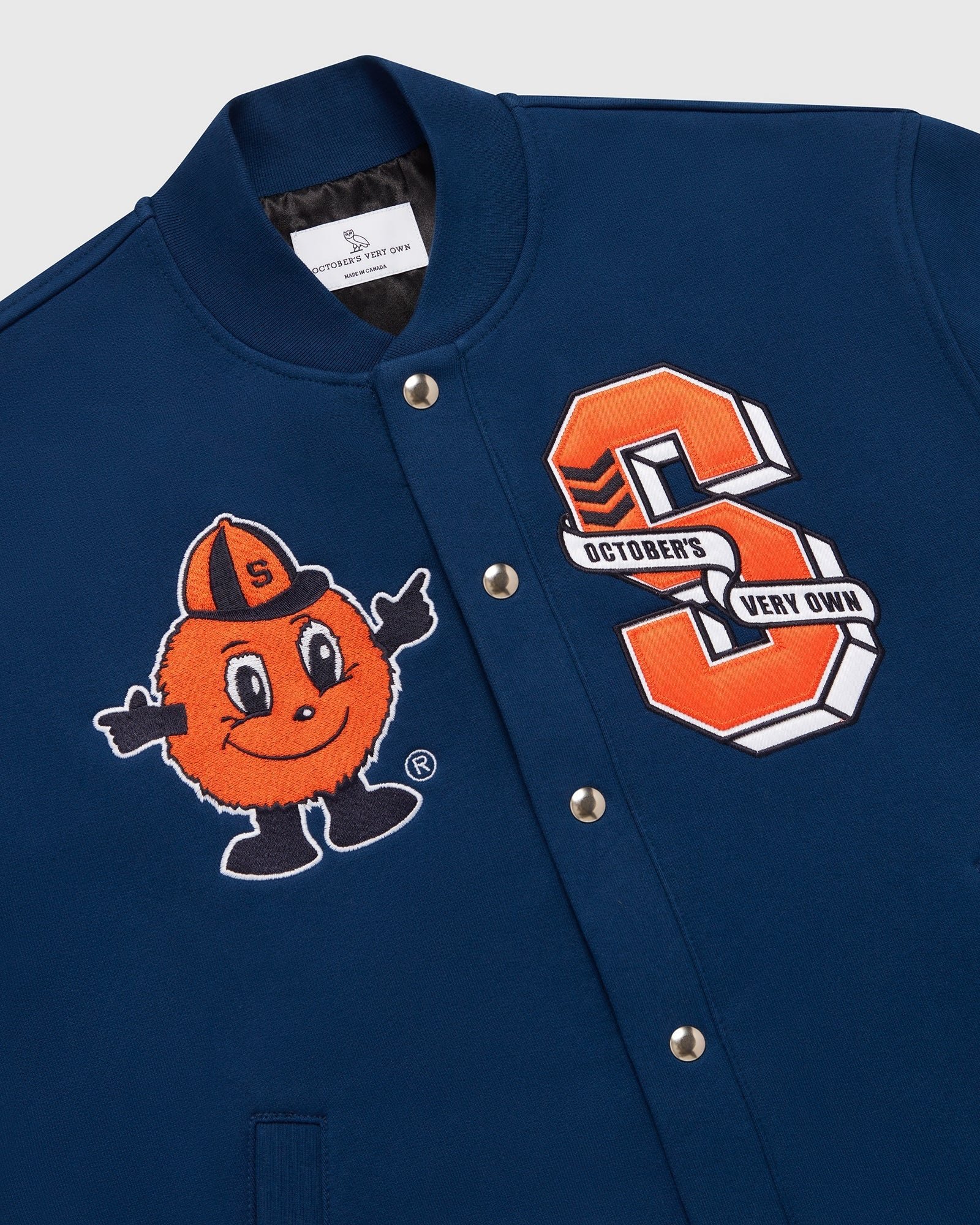 Syracuse Orange Fleece Varsity Jacket