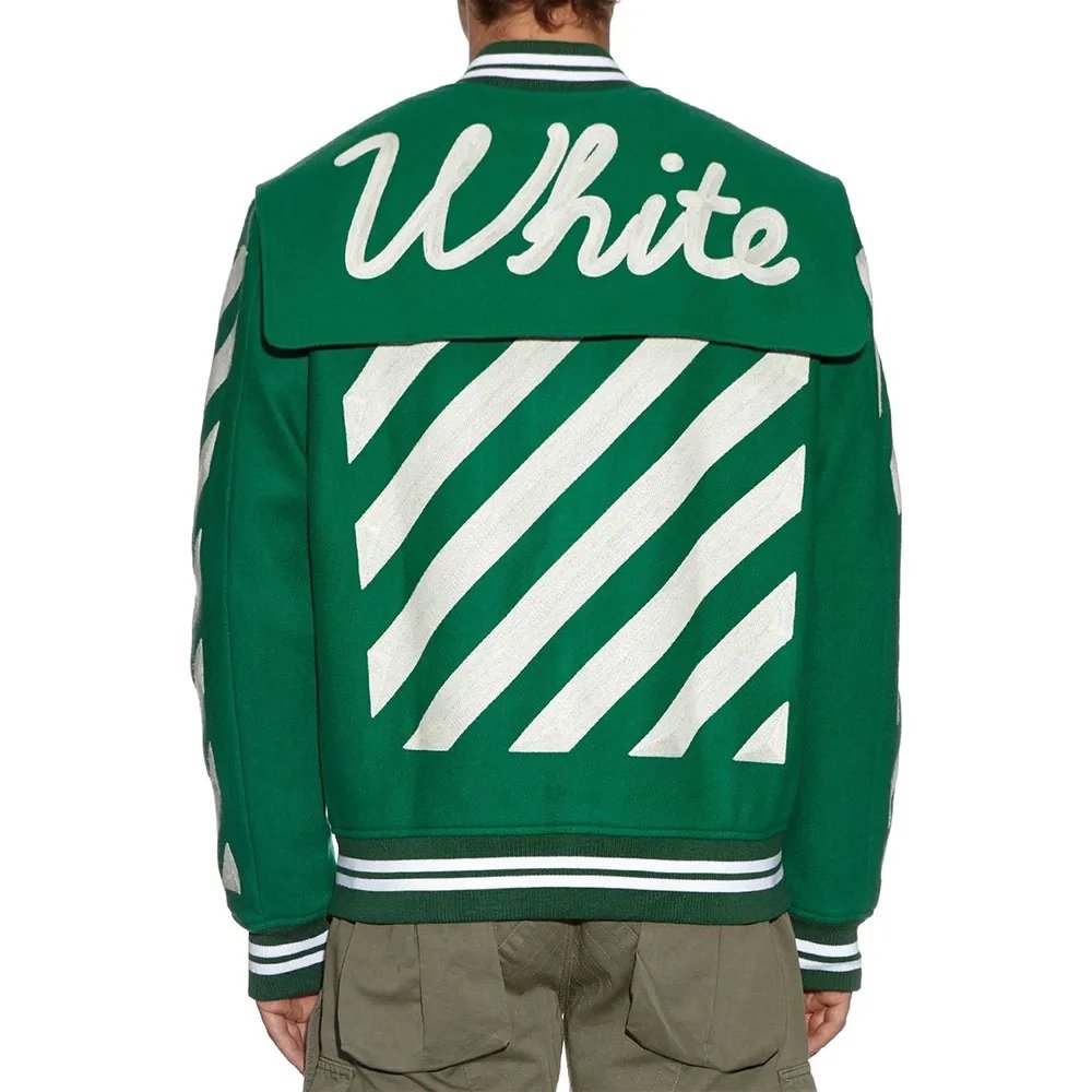 Off-White 2015 Virgil Abloh Wool Jacket with Patches