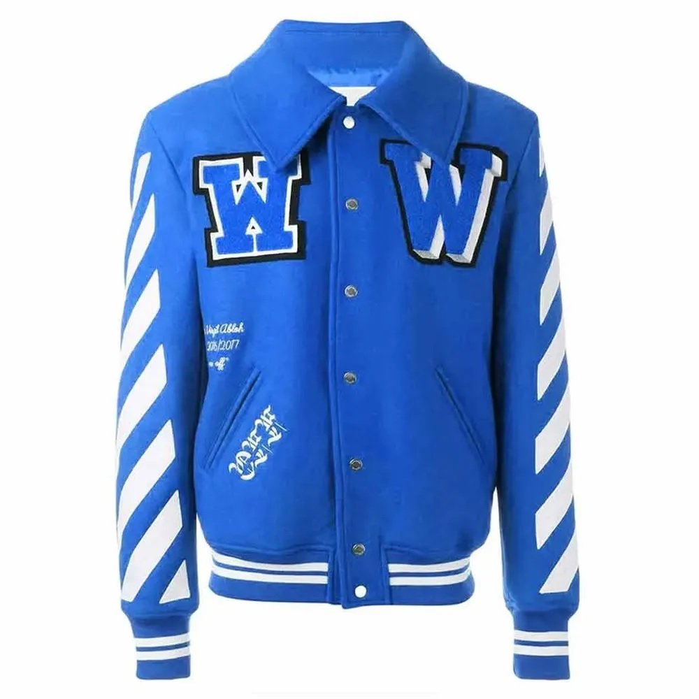 Off-White 2015 Virgil Abloh Wool Jacket with Patches