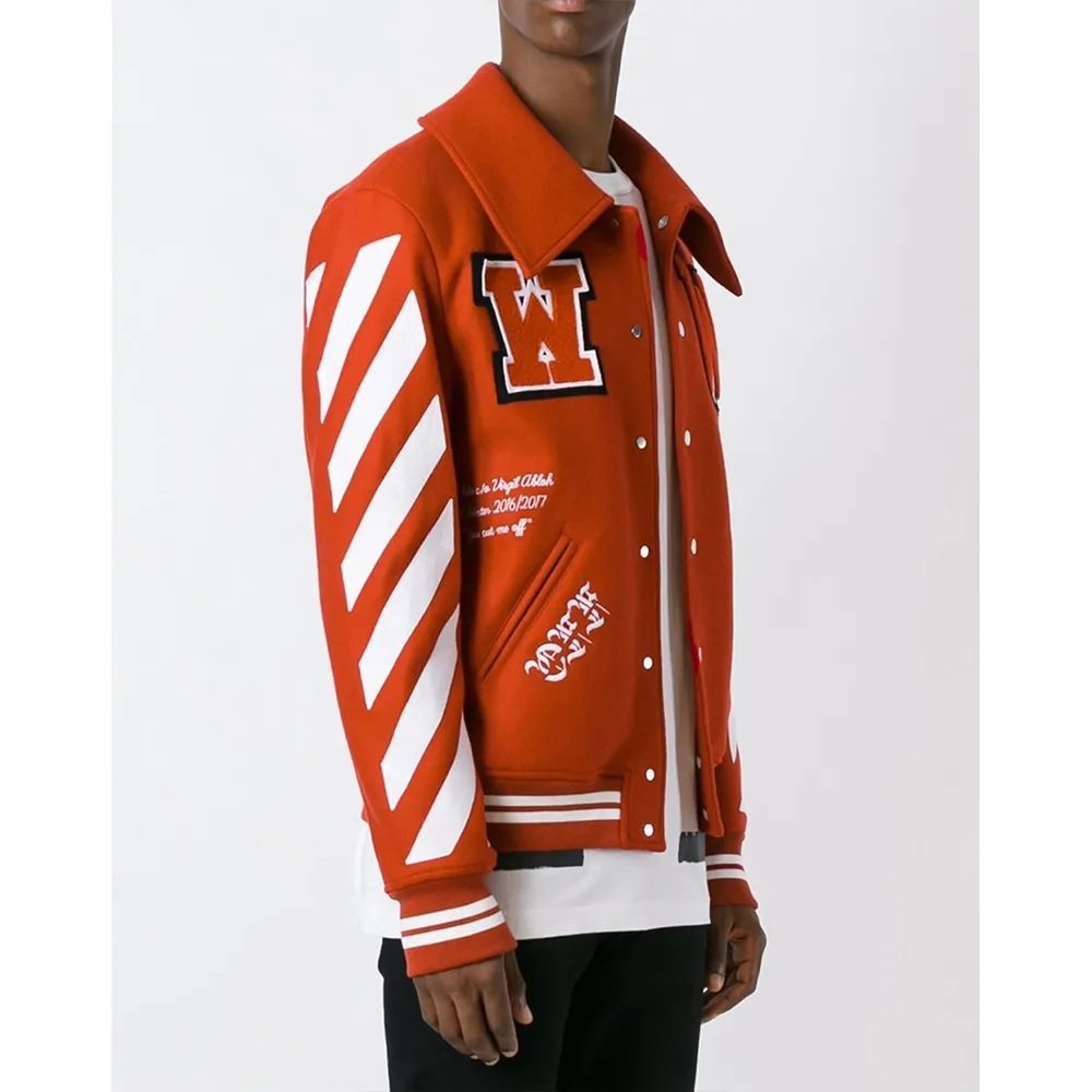 Off-White 2015 Virgil Abloh Wool Jacket with Patches