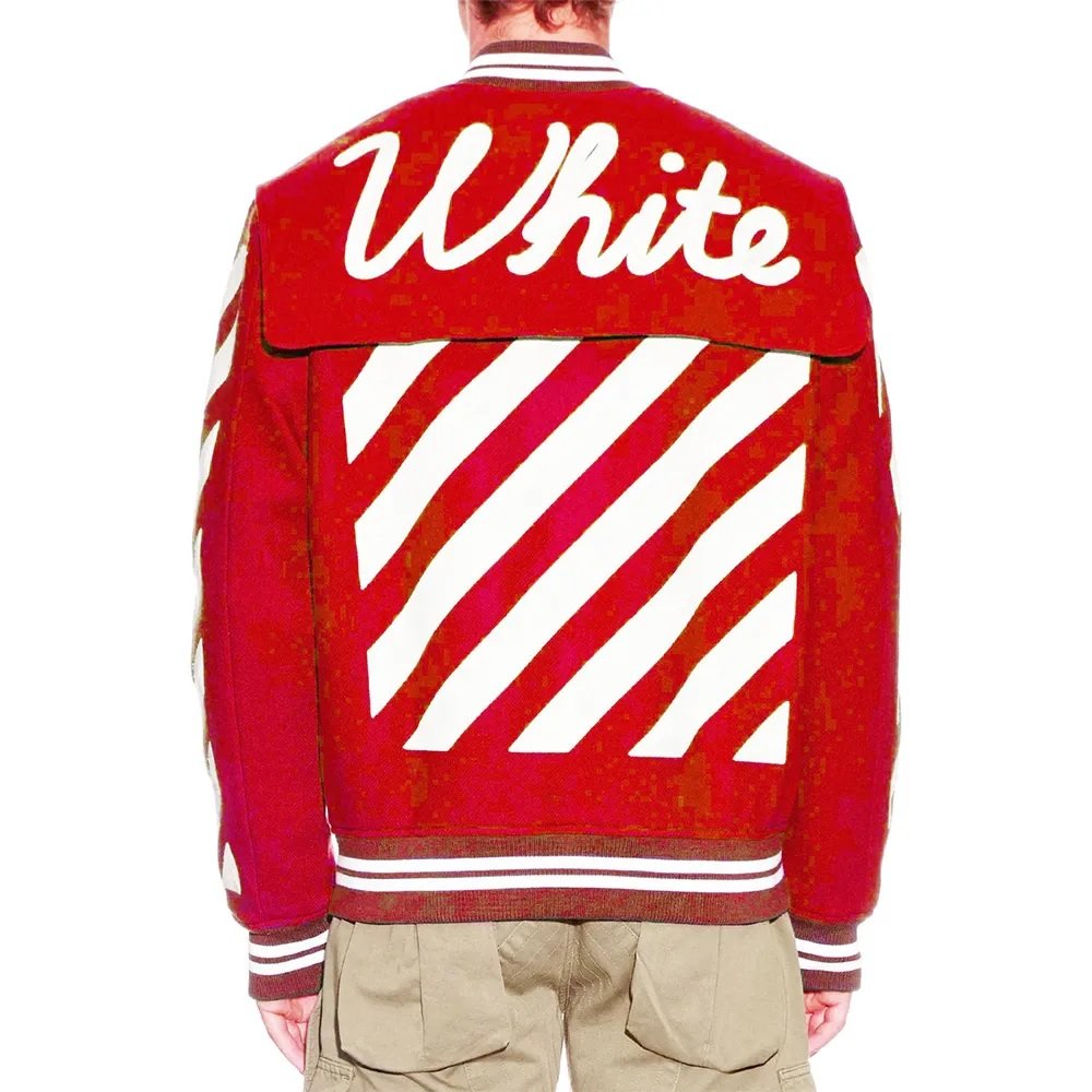 Off-White 2015 Virgil Abloh Wool Jacket with Patches