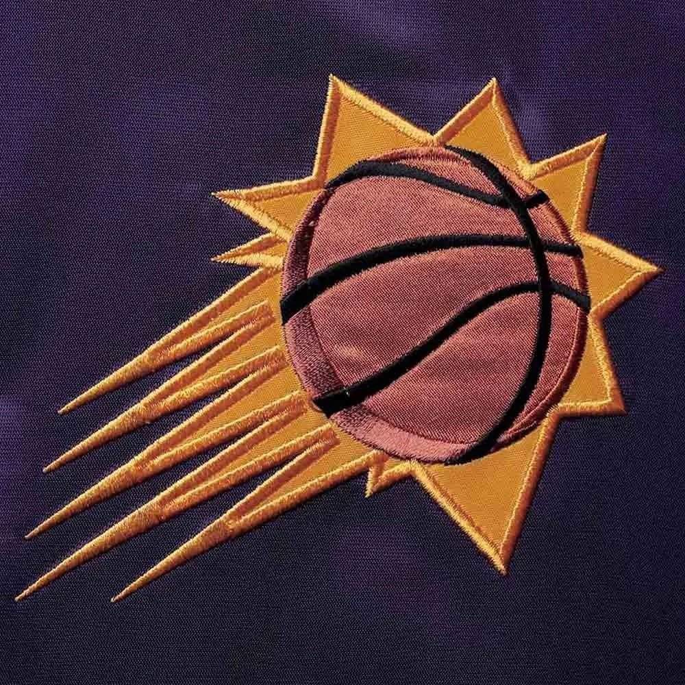 Purple Black Phoenix Suns The Enforcer Varsity Satin Jacket