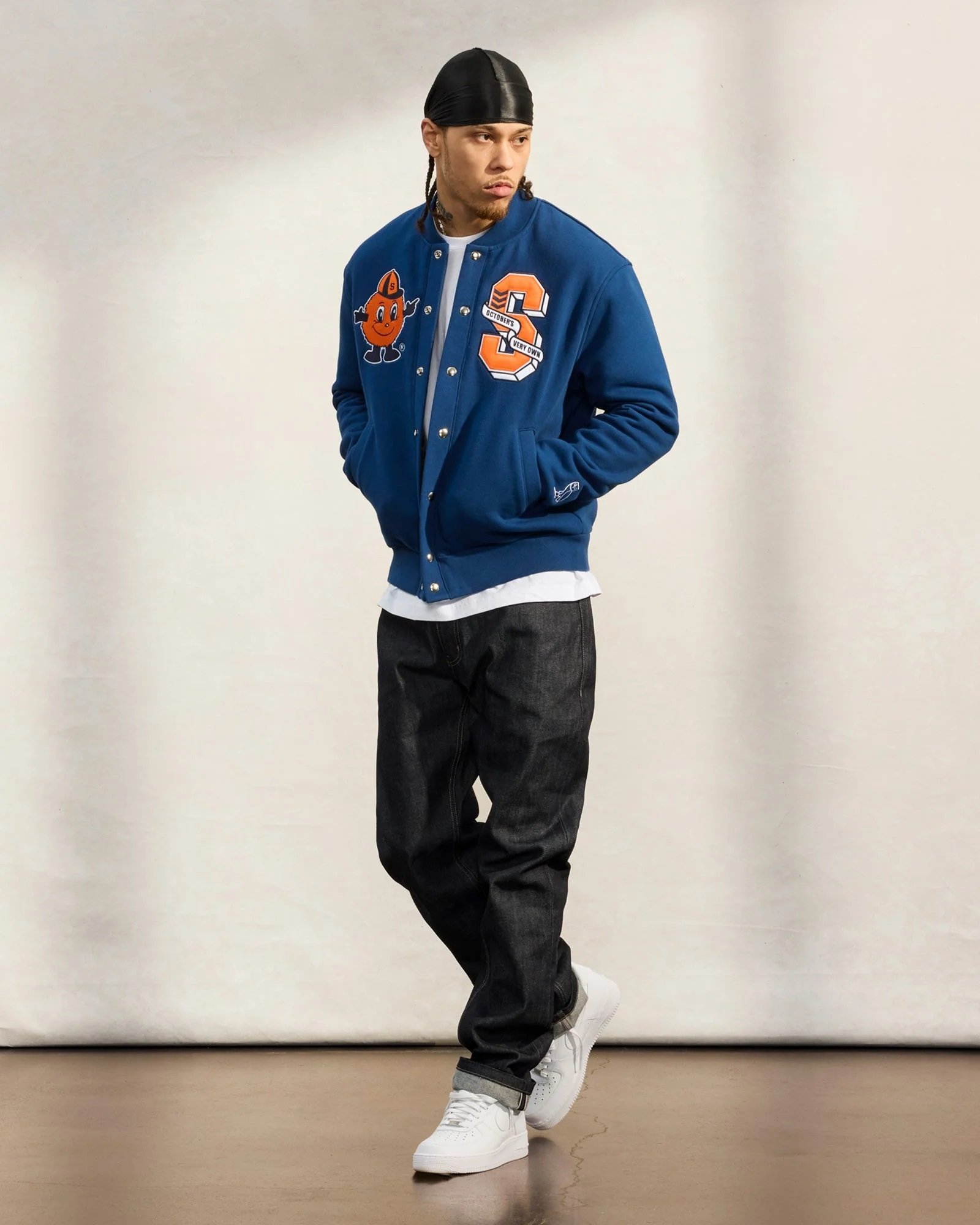 Syracuse Orange Fleece Varsity Jacket